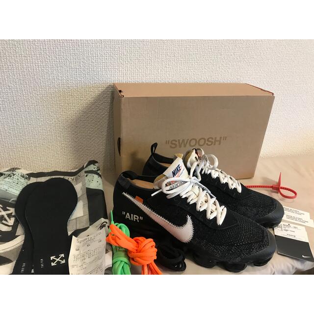 NIKE(ナイキ)のOff-White x Nike Air Vapormax 26.5 メンズの靴/シューズ(スニーカー)の商品写真