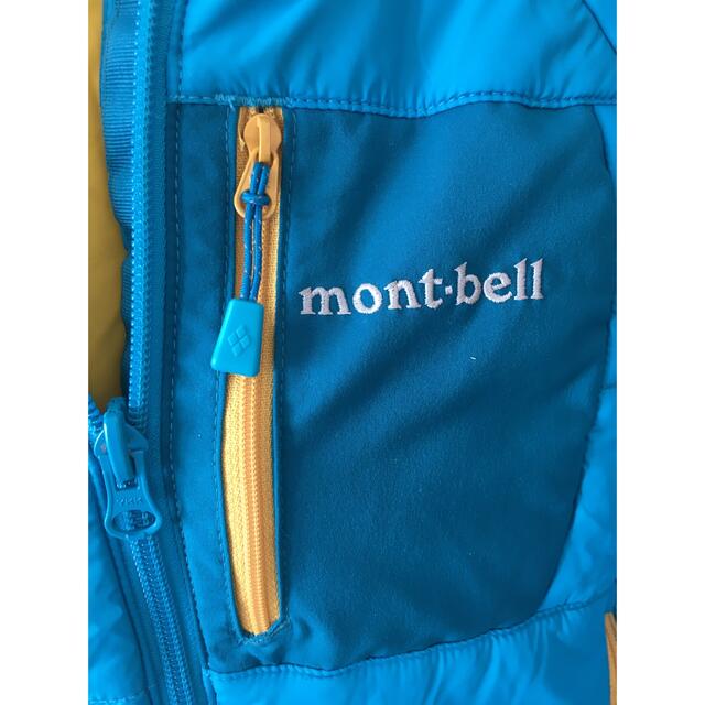 mont bell(モンベル)の[美品]モンベル(mont-bell)キッズ ダウンジャケット 100サイズ キッズ/ベビー/マタニティのキッズ服女の子用(90cm~)(ジャケット/上着)の商品写真