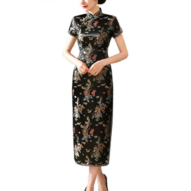 新品タグ付き　チャイナドレス　XL レディースのフォーマル/ドレス(その他ドレス)の商品写真