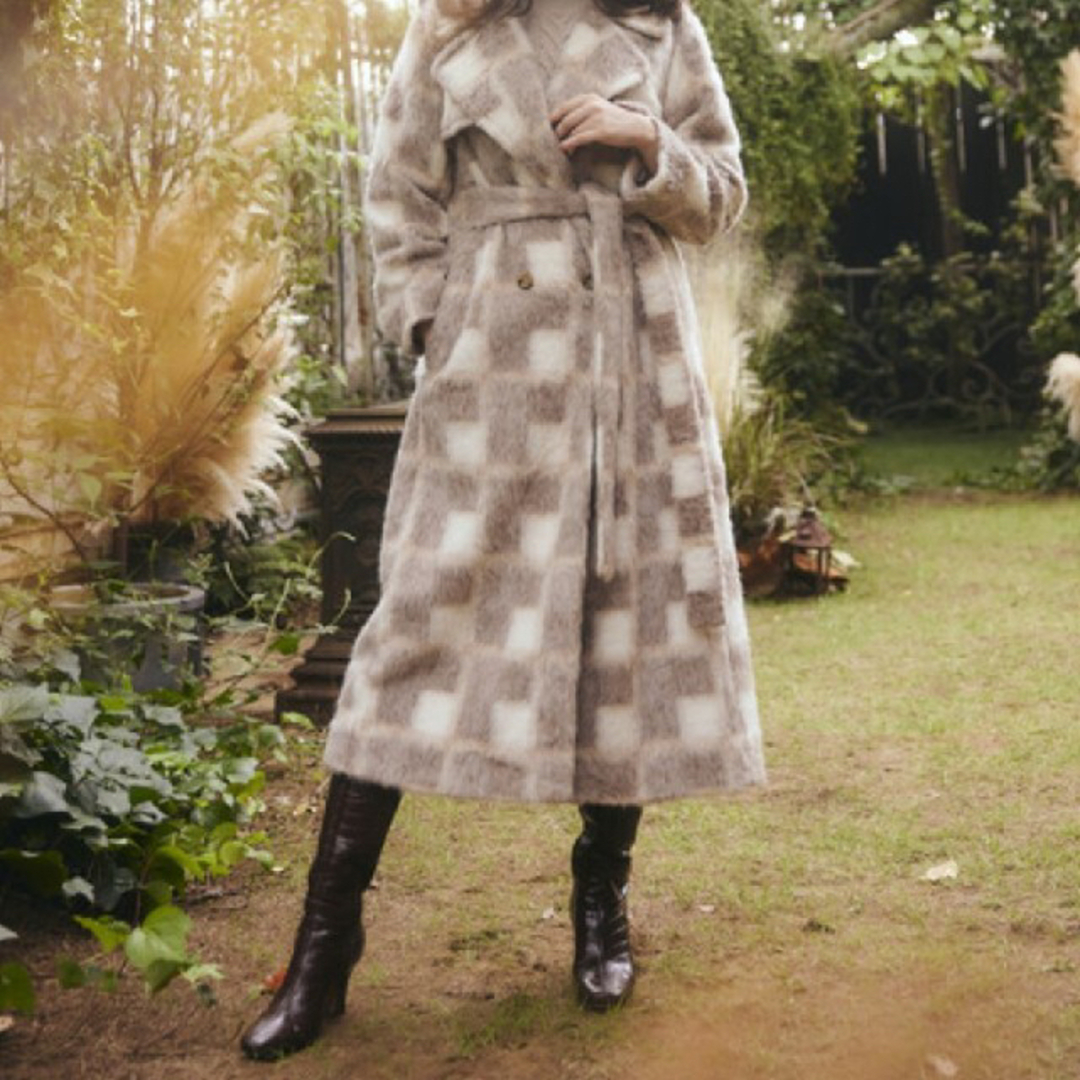 Her lip to(ハーリップトゥ)のherlipto コート　Wool-Blend Coat レディースのジャケット/アウター(ロングコート)の商品写真