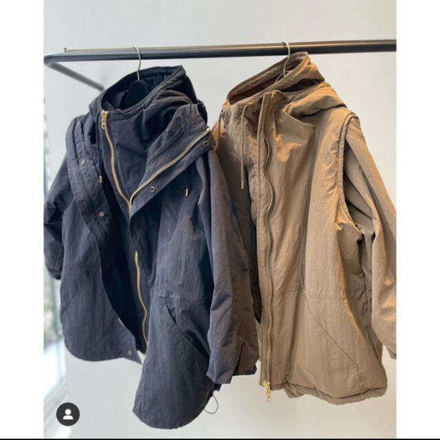 L'Appartement DEUXIEME CLASSE(アパルトモンドゥーズィエムクラス)の【REMI RELIEF/レミレリーフ】 Zip up 2way Blouson レディースのジャケット/アウター(ブルゾン)の商品写真