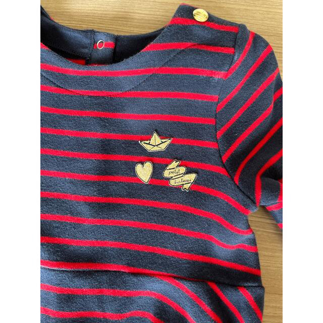 PETIT BATEAU(プチバトー)の【PETIT BATEAU プチバトー】86cm ワンピース キッズ/ベビー/マタニティのベビー服(~85cm)(ワンピース)の商品写真