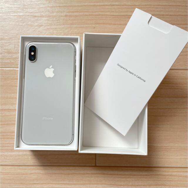 iPhone(アイフォーン)のiPhone10 初期化済　SIMフリー　64G スマホ/家電/カメラのスマートフォン/携帯電話(スマートフォン本体)の商品写真