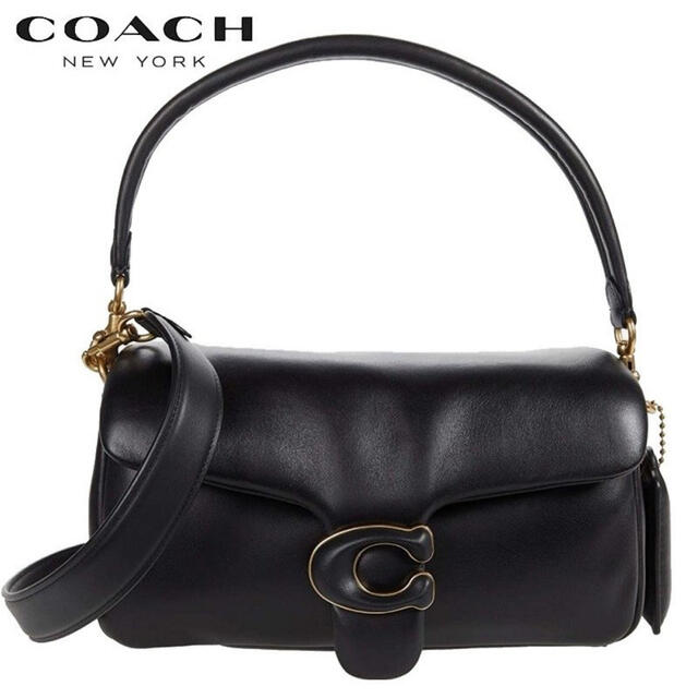 COACH - coach ピロー タビーショルダー BLACKの通販 by Yume's shop