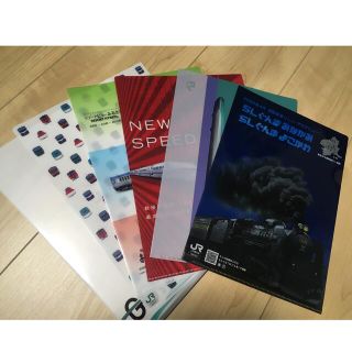 ジェイアール(JR)の鉄道グッズ！JR北海道•東日本　クリアファイル5枚セット(ファイル/バインダー)