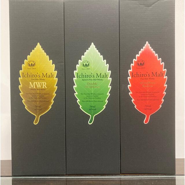 イチローズモルト リーフシリーズ 3本セット MWR 、DD、WWR 純正特販