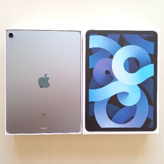 アイパッド(iPad)の美品 Apple iPadAir 第4世代 WiFi 64GB スカイブルー(タブレット)