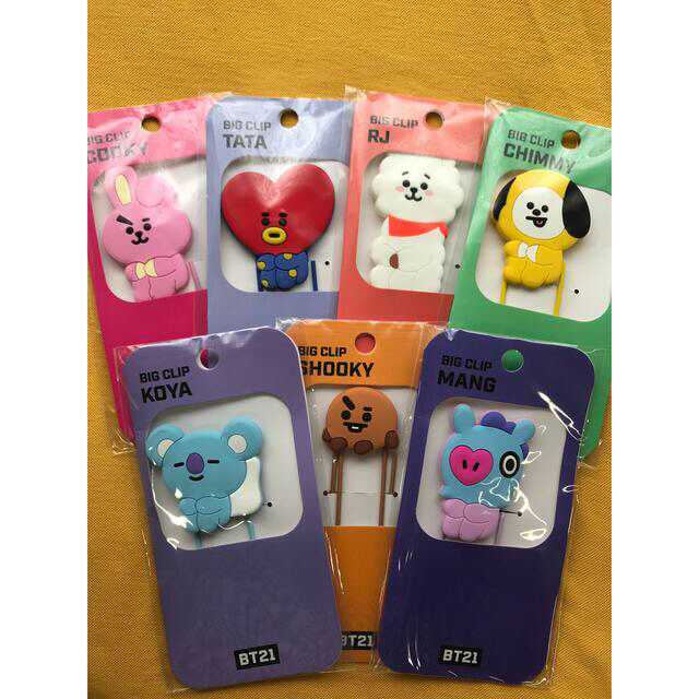 防弾少年団(BTS)(ボウダンショウネンダン)のお値下げ❣️BTS BT21 ビッグクリップ　SHOOKY エンタメ/ホビーのタレントグッズ(その他)の商品写真