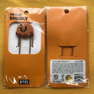 ボウダンショウネンダン(防弾少年団(BTS))のお値下げ❣️BTS BT21 ビッグクリップ　SHOOKY(その他)