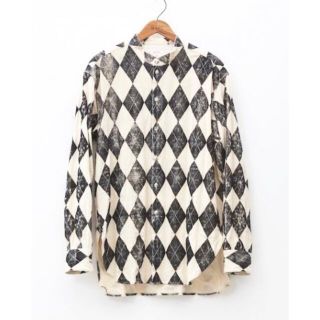 マルタンマルジェラ(Maison Martin Margiela)のMASU 20ss Argyle Shirts size46 (シャツ)