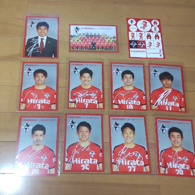 ロアッソ熊本 ２０１９年メンバーカード スポーツ/アウトドアのサッカー/フットサル(応援グッズ)の商品写真