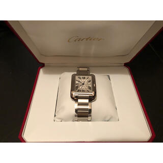 カルティエ(Cartier)の定価80万 新品 Cartier タンクアングレーズ LM カルティエ 自動巻(腕時計(アナログ))