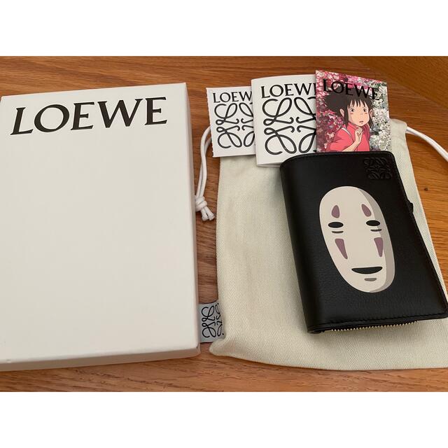 ロエベ LOEWE 千と千尋 カオナシ カードケース 黒