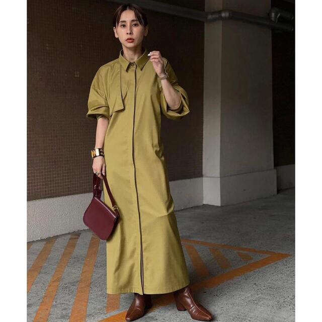 Ameri VINTAGE(アメリヴィンテージ)の2WAY TRENCH PETIT COLOR DRESS レディースのワンピース(ロングワンピース/マキシワンピース)の商品写真