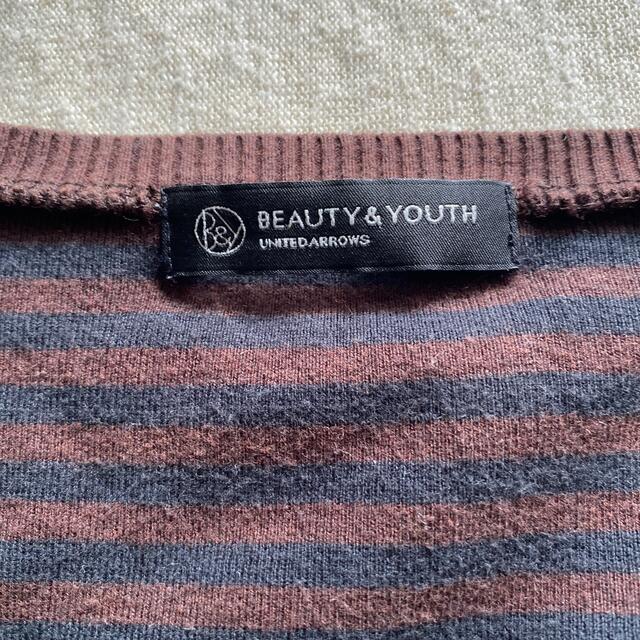 BEAUTY&YOUTH UNITED ARROWS(ビューティアンドユースユナイテッドアローズ)のユナイテッドアローズ　長袖ストライプ　丸首カットソー　 レディースのトップス(カットソー(長袖/七分))の商品写真