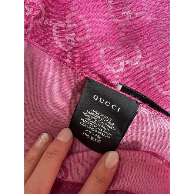 Gucci(グッチ)の専用♡GUCCI  グッチ　ストール  極美品 レディースのファッション小物(ストール/パシュミナ)の商品写真
