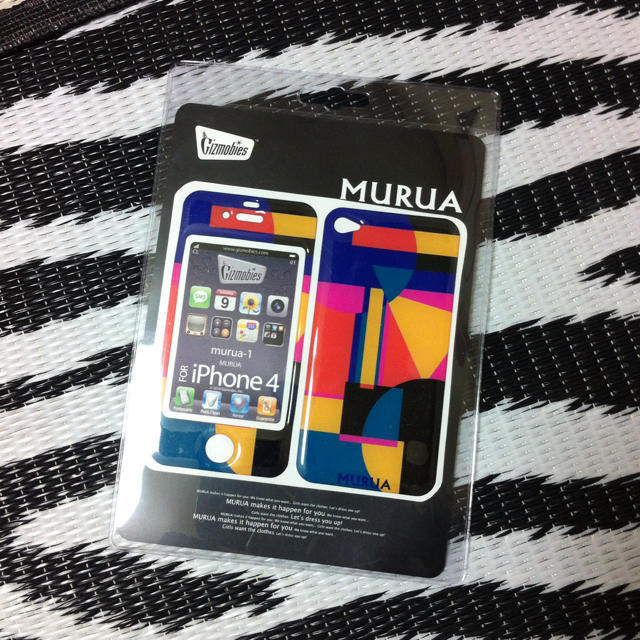 MURUA(ムルーア)の未使用★MURUA iPhoneカバー スマホ/家電/カメラのスマホアクセサリー(モバイルケース/カバー)の商品写真