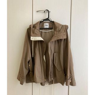 ZARA - ZARA ザラ マウンテンパーカー ブラウンカーキ の通販 by ZARA - ZARA ザラ マウンテンパーカー ブラウンカーキ の通販 by