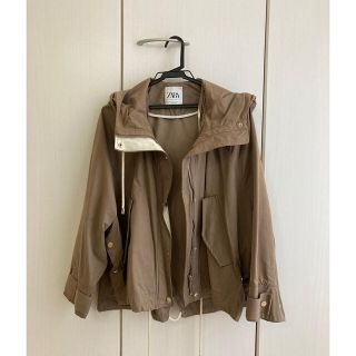 ザラ(ZARA)のZARA ザラ マウンテンパーカー ブラウンカーキ　(マウンテンパーカー)