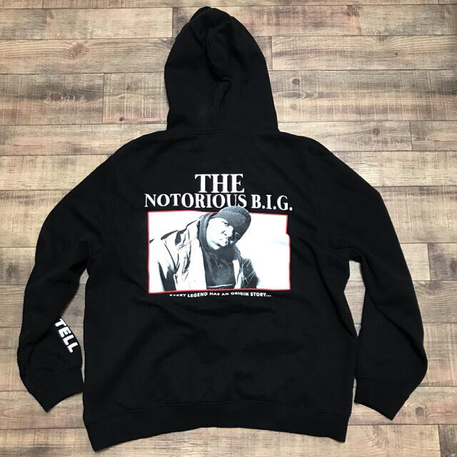 レンシュプリームレアXL H&M Notorious B.I.G Pullover Hoodie