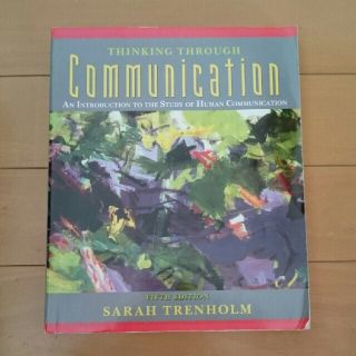 Thinking Through Communication: An Intro(洋書)