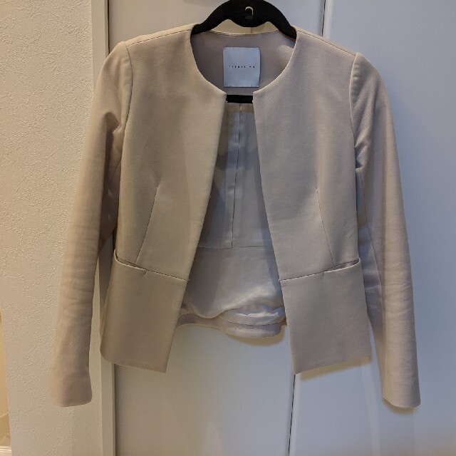 ESTNATION(エストネーション)のESTNATION　ポンチペプラムジャケット　スカートセットアップ レディースのフォーマル/ドレス(スーツ)の商品写真