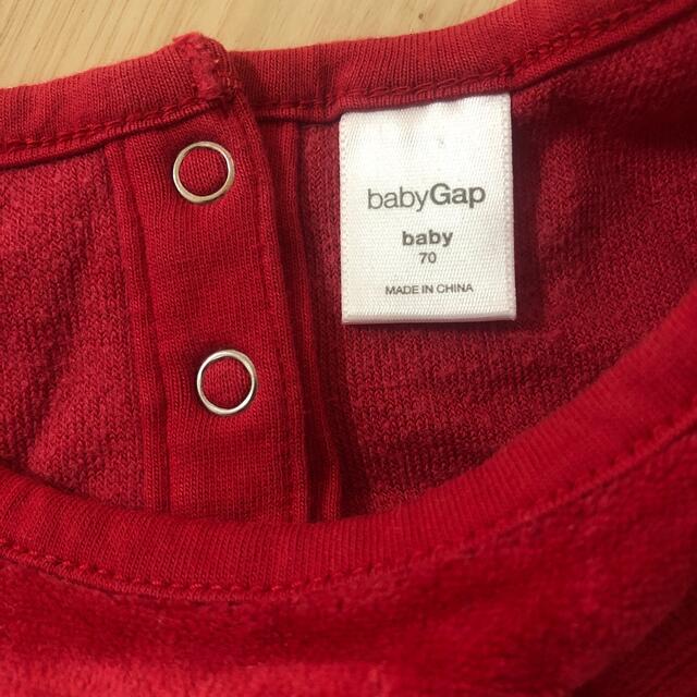 babyGAP(ベビーギャップ)のbabyGAP ノースリーブ　70 キッズ/ベビー/マタニティのベビー服(~85cm)(ワンピース)の商品写真