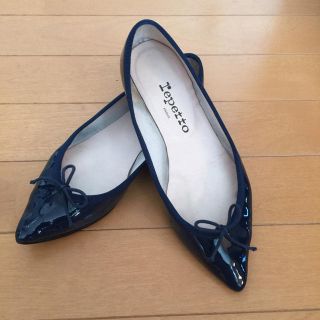 レペット(repetto)のrepetto ポインテッドフラット 箱、袋、保証書付 お値段交渉致します！(ハイヒール/パンプス)