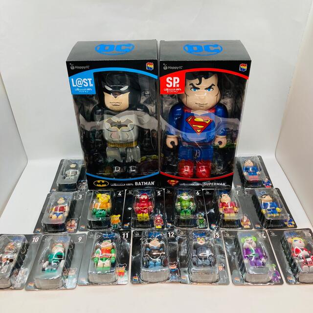 メーカー包装済】 ハッピーくじ ベアブリック DC コンプリートセット
