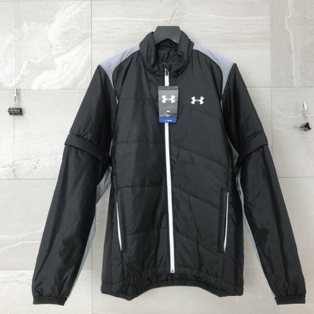 UNDER ARMOUR(アンダーアーマー)のUNDER ARMOUR コールドギア ２WAY ジャケット XL メンズ 黒 スポーツ/アウトドアのゴルフ(ウエア)の商品写真