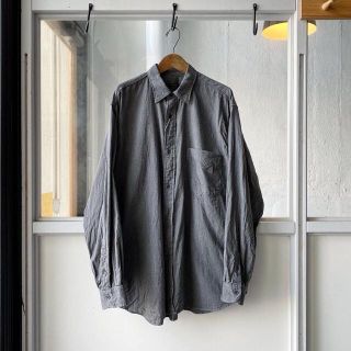 COMOLI コモリ 21SS ヨリ杢シャツ グレイ サイズ1 美品