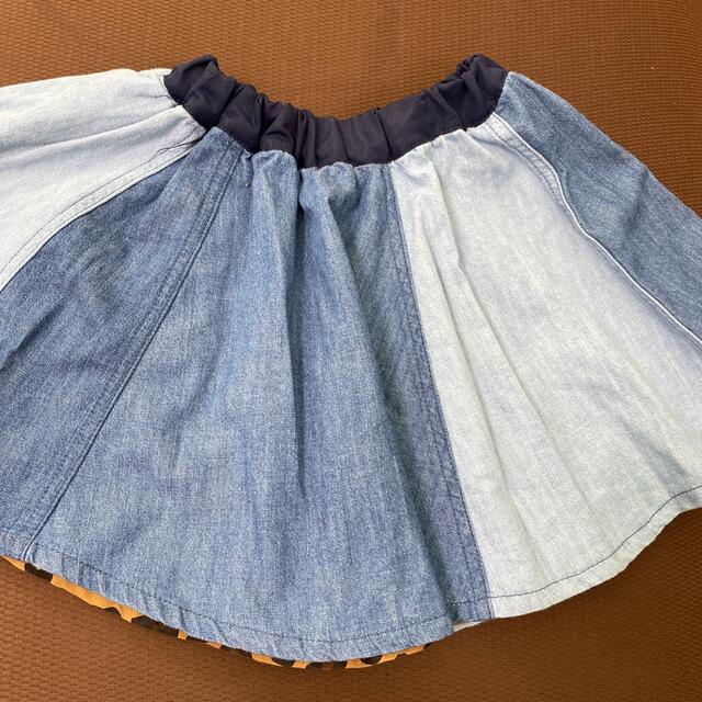 BREEZE(ブリーズ)のBREEZE リバーシブルスカート 100cm キッズ/ベビー/マタニティのキッズ服女の子用(90cm~)(スカート)の商品写真