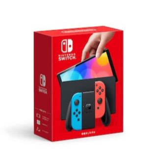 ニンテンドースイッチ(Nintendo Switch)のNintendo switch 有機ELモデル　ネオンレッド(家庭用ゲーム機本体)