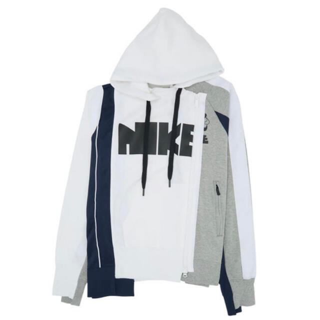 sacai×double zip hoodieコラボパーカー