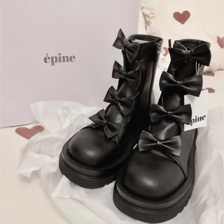 Lochie - epine エピヌ　ブーツ　リボン　靴