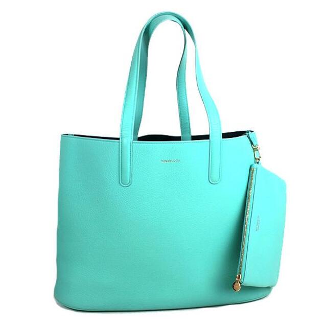 選ぶなら Tiffany & トートバッグ　ハンドバッグ　ショルダーバッグ　水色　美品　p273 ティファニー - Co. トートバッグ