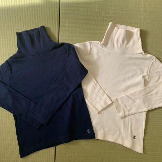 プチバトー(PETIT BATEAU)のプチバトー　タートルネック　カットソー  6ans 116(Tシャツ/カットソー)