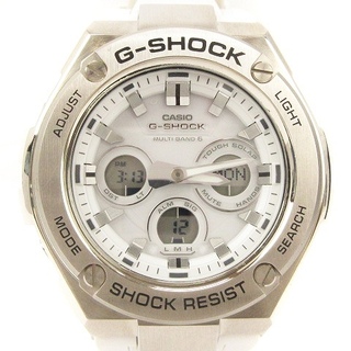 ジーショック(G-SHOCK)のカシオジーショック 腕時計 電波ソーラー GST-W310 シルバー系 ホワイト(腕時計)