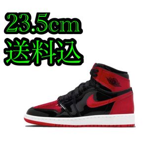 ナイキ(NIKE)のNike GS Air Jordan 1 High OG Patent Bred(スニーカー)