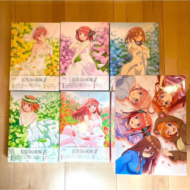 五等分の花嫁∬ Blu-ray 1〜5巻set ゲーマーズ収納box付きの通販 by