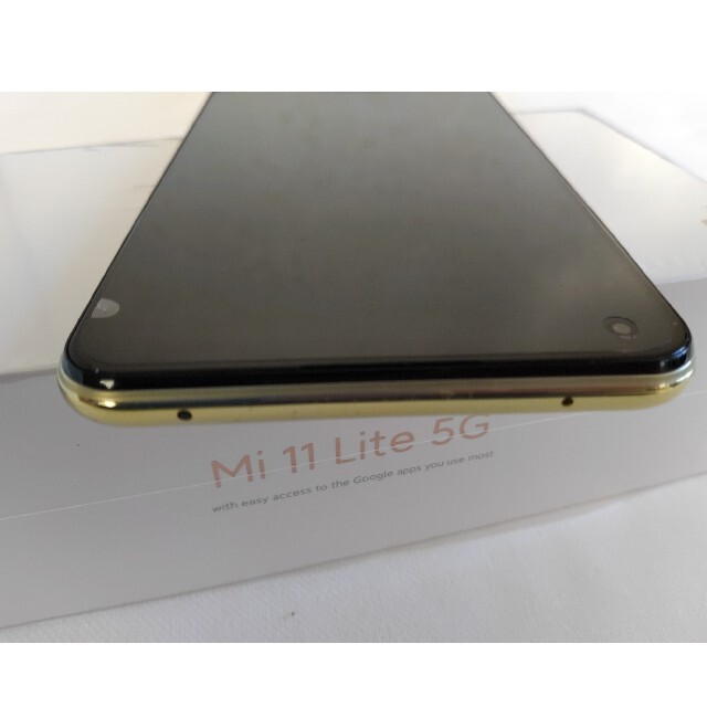 Xiaomi Mi 11 Lite 5G シトラスイエロー 128GB 激安販促 スマホ