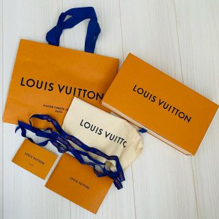 LOUIS VUITTON 紙袋　長財布箱　布　リボン(ショップ袋)