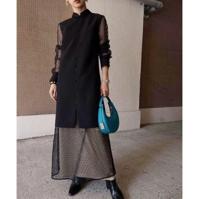 MELON SLEEVE STRAIGHT DRESSレディース