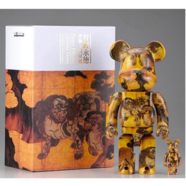 MEDICOM TOY(メディコムトイ)のBE@RBRICK 狩野永徳「唐獅子図屏風」 100% ＆ 400%  エンタメ/ホビーのフィギュア(その他)の商品写真