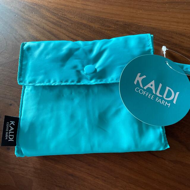 KALDI(カルディ)のカルディ　エコバッグ　ブルー レディースのバッグ(エコバッグ)の商品写真