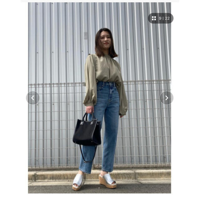 AZUL by moussy(アズールバイマウジー)のAZUL by moussy LINEN LIKE MINI TOTE BAG レディースのバッグ(トートバッグ)の商品写真