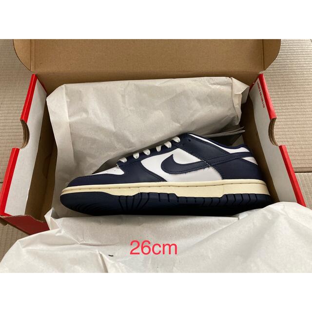 Nike WMNS Dunk Low "Vintage Navy" 26 ナイキ