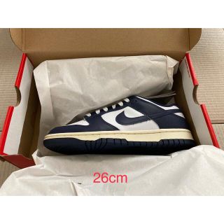 ナイキ(NIKE)のNike WMNS Dunk Low "Vintage Navy" 26 ナイキ(スニーカー)