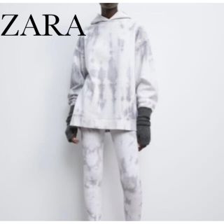 ザラ(ZARA)のZARA タイダイ柄パーカー(パーカー)