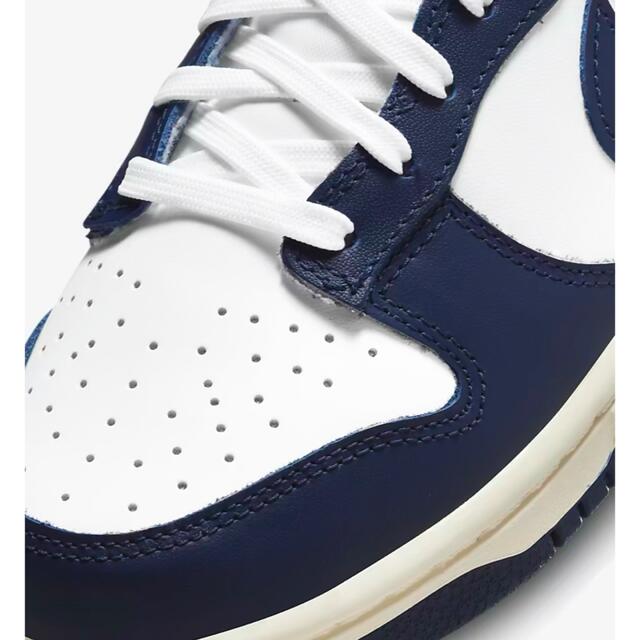 NIKE W DUNK LOW Vintage Navy 【24cm】 4